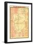 Battle of Chickamauga - Civil War Panoramic Map-Lantern Press-Framed Art Print