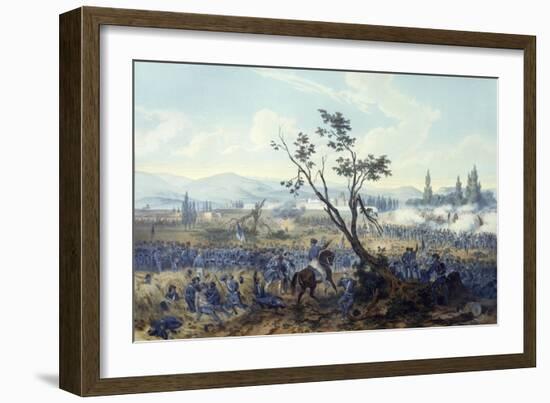 Battle of Churubusco, August 20, 1847-Carl Nebel-Framed Giclee Print