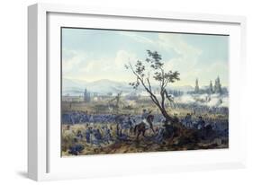 Battle of Churubusco, August 20, 1847-Carl Nebel-Framed Giclee Print