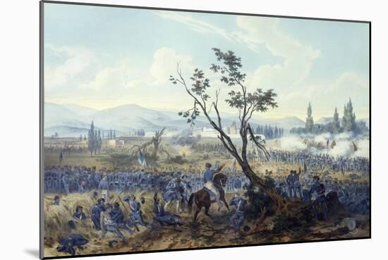 Battle of Churubusco, August 20, 1847-Carl Nebel-Mounted Giclee Print