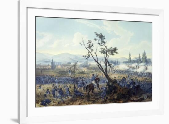 Battle of Churubusco, August 20, 1847-Carl Nebel-Framed Giclee Print
