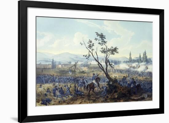 Battle of Churubusco, August 20, 1847-Carl Nebel-Framed Giclee Print