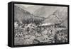 Battle of Coatit, January 1895, War in Abyssinia, Ethiopia-null-Framed Stretched Canvas