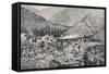 Battle of Coatit, January 1895, War in Abyssinia, Ethiopia-null-Framed Stretched Canvas