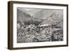 Battle of Coatit, January 1895, War in Abyssinia, Ethiopia-null-Framed Giclee Print