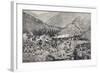 Battle of Coatit, January 1895, War in Abyssinia, Ethiopia-null-Framed Giclee Print