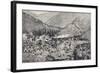 Battle of Coatit, January 1895, War in Abyssinia, Ethiopia-null-Framed Giclee Print