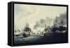 Battle of Copenhagen, April 2, 1801, Napoleonic Wars, Denmark-null-Framed Stretched Canvas