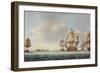 'Battle of Copenhagen', c1801-Nicholas Pocock-Framed Giclee Print