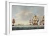 'Battle of Copenhagen', c1801-Nicholas Pocock-Framed Giclee Print