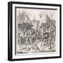 Battle of Crecy 1346-null-Framed Art Print