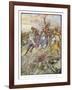 Battle of Crecy 1346-null-Framed Art Print