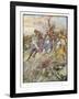 Battle of Crecy 1346-null-Framed Art Print