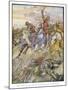 Battle of Crecy 1346-null-Mounted Art Print