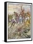 Battle of Crecy 1346-null-Framed Stretched Canvas