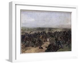 Battle of Crécy, 26th August 1346-null-Framed Giclee Print