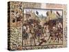 Battle of Crecy in 1346, Victory of Black Prince, Son of King Edward III, over Philip VI of France-null-Stretched Canvas