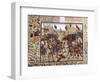 Battle of Crecy in 1346, Victory of Black Prince, Son of King Edward III, over Philip VI of France-null-Framed Giclee Print