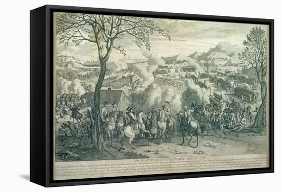 Battle of Culloden, 16 April 1746, Published by Laurie and Whittle-null-Framed Stretched Canvas