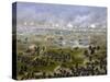 Battle of Curupayty, Argentine Troops Launching Attack on September 22, 1866-Candido Lopez-Stretched Canvas