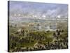 Battle of Curupayty, Argentine Troops Launching Attack on September 22, 1866-Candido Lopez-Stretched Canvas