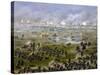 Battle of Curupayty, Argentine Troops Launching Attack on September 22, 1866-Candido Lopez-Stretched Canvas