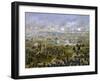 Battle of Curupayty, Argentine Troops Launching Attack on September 22, 1866-Candido Lopez-Framed Giclee Print