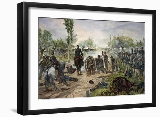 Battle of Custoza, 1880-Giovanni Fattori-Framed Giclee Print