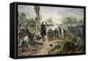 Battle of Custoza, 1880-Giovanni Fattori-Framed Stretched Canvas
