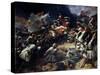 Battle of Denain, 24th July 1712, 1839-Jean Alaux-Stretched Canvas