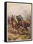 Battle of Edgehill: Prince Rupert's Charge-Harry Payne-Framed Stretched Canvas