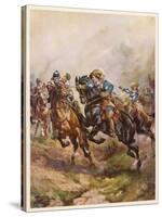 Battle of Edgehill: Prince Rupert's Charge-Harry Payne-Stretched Canvas