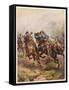 Battle of Edgehill: Prince Rupert's Charge-Harry Payne-Framed Stretched Canvas