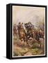 Battle of Edgehill: Prince Rupert's Charge-Harry Payne-Framed Stretched Canvas