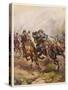 Battle of Edgehill: Prince Rupert's Charge-Harry Payne-Stretched Canvas