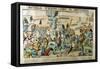 Battle of Essling - Death of Montebello, May 1809-Francois Georgin-Framed Stretched Canvas