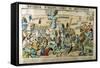 Battle of Essling - Death of Montebello, May 1809-Francois Georgin-Framed Stretched Canvas