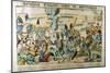 Battle of Essling - Death of Montebello, May 1809-Francois Georgin-Mounted Giclee Print