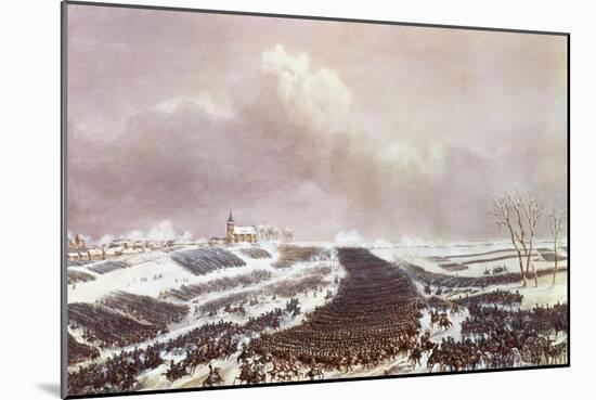 Battle of Eylau, 8 February 1807-Jean Antoine Simeon Fort-Mounted Giclee Print