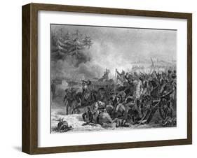 Battle of Eylau Charge of the Cuirassiers-null-Framed Art Print