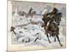 Battle of Eylau, Napoleon Orders Murat to Charge Russian Army-Jacques de Breville-Mounted Art Print