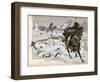 Battle of Eylau, Napoleon Orders Murat to Charge Russian Army-Jacques de Breville-Framed Art Print