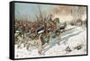 Battle of Eylau-Carl Rochling-Framed Stretched Canvas