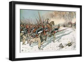 Battle of Eylau-Carl Rochling-Framed Art Print
