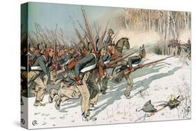 Battle of Eylau-Carl Rochling-Stretched Canvas