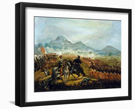 Battle of Famailla, September 19, 1841-null-Framed Giclee Print