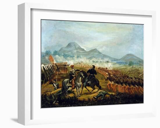 Battle of Famailla, September 19, 1841-null-Framed Giclee Print