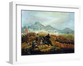 Battle of Famailla, September 19, 1841-null-Framed Giclee Print