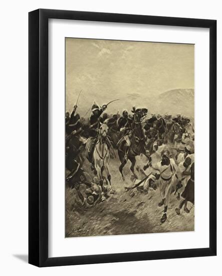 Battle of Fatehabad, 1879-Henri-Louis Dupray-Framed Giclee Print