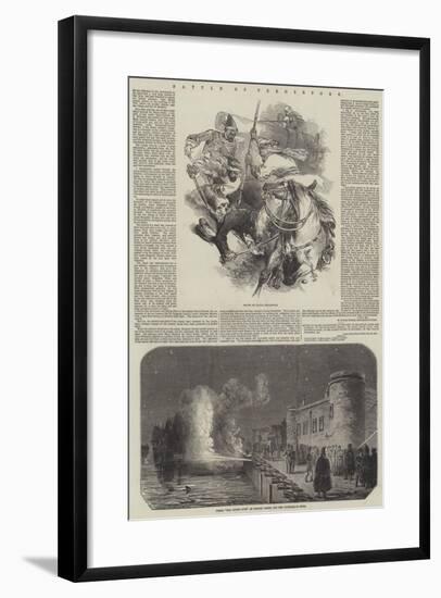 Battle of Ferozepore-null-Framed Giclee Print